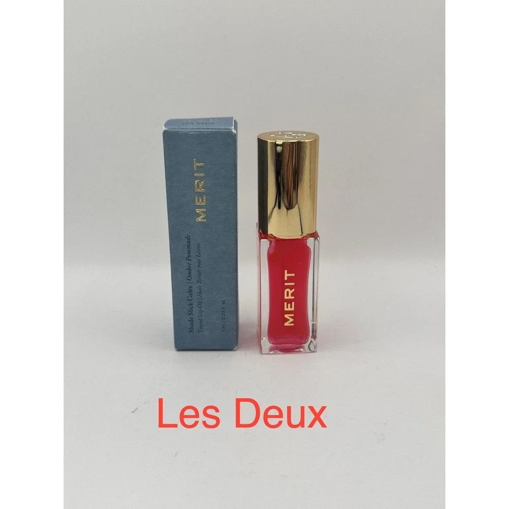 MERIT Tinted Lip Oil Les Deux NEW- NO BOX